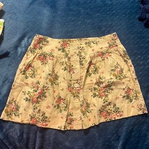 Floral forever 21 M skirt preloved